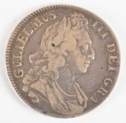 1696 William III crown, OCTAVO to rim