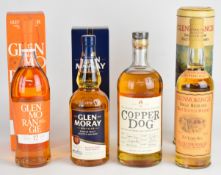 Four bottles of single malt Scotch Whisky comprising Glenmorangie 10 Years Old and12 Years Old