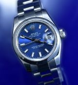 Rolex Oyster Perpetual Datejust ladies automatic wristwatch ref. 179160 with with date aperture,