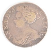 1708 Queen Anne crown, E below bust for Edinburgh