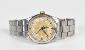 Tudor Oyster Royal gentleman's wristwatch ref. 7934 with luminous hour and minutes hands, blued