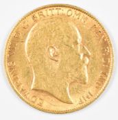 1905 Edward VII gold half sovereign