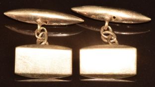 A pair of 9ct gold cufflinks, 5.2g