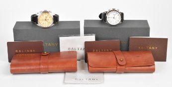 Two Baltany gentleman's chronograph wristwatches, one British Royal Navy military nuclear