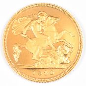 1980 Elizabeth II proof gold half sovereign, in original Royal Mint box with paperwork
