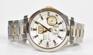 Seiko Premier Kinetic Perpetual gentleman's automatic wristwatch ref. 7D48-0AA0 with leap year