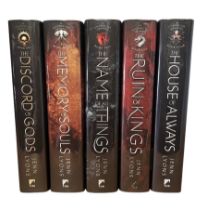 JENN LYONS, A SET OF FIVE SIGNED FIRST EDITION HARDBACK BOOKS Set editioned 363 out of 500,