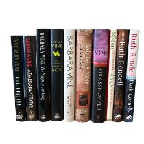 BARBARA VINE, RUTH RENDALL, A COLLECTION OF TEN HARDBACK BOOKS Majority first editions, two