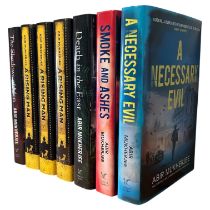 ABIR MUKHERJEE, A COLLECTION OF SEVEN FIRST EDITION HARDBACK BOOKS Five signed, comprising ‘The