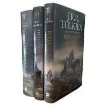 J.R.R. TOLKIEN, THREE HARDBACK BOOKS Two signed by Illustrator Alan Lee, comprising ‘The Children of