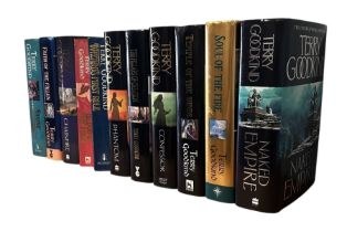 TERRY GOODKIN, ELEVEN BOOKS Nine hardback books and two softback books, comprising ‘Temple of the