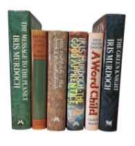 IRIS MURDOCH, A SIGNED FIRST EDITION HARDBACK BOOK ‘The Message to the Planet’, together with five
