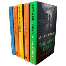 ALAN PARKS, A COLLECTION OF FIVE SIGNED FIRST EDITION HARDBACK BOOKS Comprising ‘February’s Son’,
