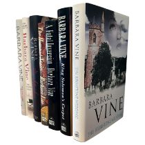 BARBARA VINE, RUTH RENDALL, A COLLECTION OF SEVEN FIRST EDITION HARDBACK BOOKS One signed,