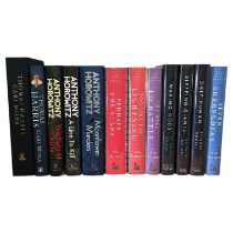 A COLLECTION OF TWELVE FIRST EDITION HARDBACK BOOKS Thomas Harris, Anthony Horowitz, Ada Palmer