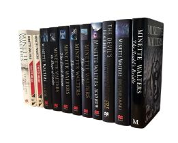 MINETTE WALTERS, TWELVE HARDBACK BOOKS Comprising ‘The Devil’s Feather’, ‘The Scold’s Bridle’, ‘