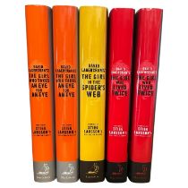 DAVID LAGERCRANTZ, CONTINUING STIEG LARSSON’S MILLENIUM SERIES, A COLLECTION OF FIVE FIRST EDITION