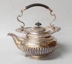 An Edward VII Silver Kettle, by Walter and Charles Sissons, London, 1903, in the early 19th