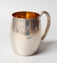 An Irish Silver Mug, by Royal Irish Silver Ltd., Dublin, 1966, in the George III style, tapering and