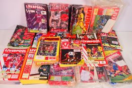 Liverpool Football Club - A large quantity of predominantly 1990's programmes.