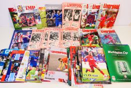 Liverpool Football Club - A collection of programmes comprising home games 1980's and later,