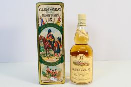 Glen Moray 12 Year Old Single Malt Whisky, 70cl and 40% abv,