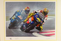 A limited edition print by Ray Goldsbrough entitled Numero Uno,