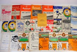 A collection of 1950's football programmes to include Berwick Rangers, Barnsley FC,