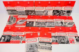 Liverpool Football Club - A collection of home programmes from the 1972/73 season,