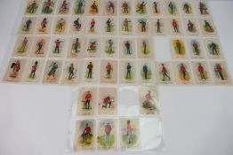 Silks - ITC, an almost complete part set of Canadian Regimental Uniforms silks,