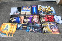 Star Wars promotional posters.