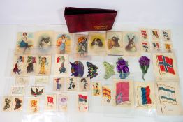 Silks - A binder of part sets / odds to include Flag Girls Of Nations, flags, animals,