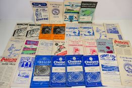 A collection of various 1950's football programmes to include Manchester City, Chesterfield FC,
