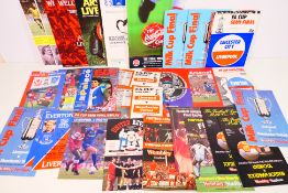 Liverpool Football Club - A collection of cup game programmes, semi-finals and finals.
