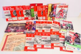 Liverpool Football Club - A collection of match programmes,