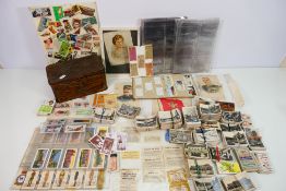 Cigarette cards and silks, various themes to include Wills, Senior Service,