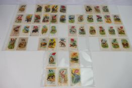 Silks - ITC, a part set of Natural History (Animal With Flag) silks, 45 of 55 present.