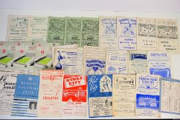 A collection of predominantly 1950's football programmes to include York City, Queen's Park Rangers,