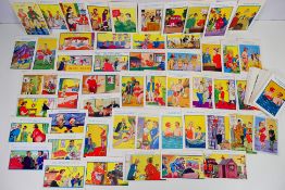Deltiology - In excess of 100 comic postcards, predominantly Trow.