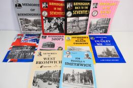 A collection of 10 x books relating to the history of Birmingham by Alton Douglas,