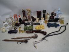 A mixed collection of glassware and ceramics,