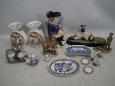 A mixed lot of ceramics to include: A Be