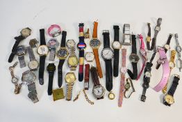 A collection of vintage wristwatches to include Zeon, Carvel, Citron, Sekonda and other.