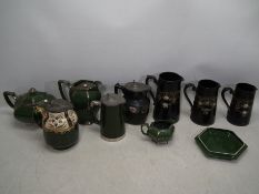 A Martin Hanley tea pot with swing lid p