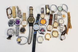 A collection of wristwatches to include Smiths, Citron, Omnia and other.