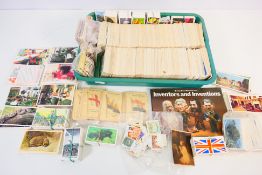 A collection of cigarette, tea and similar cards.