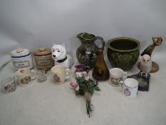 A collection of Ceramics related items,