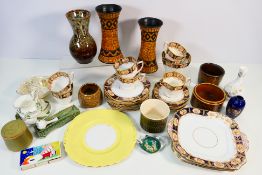 Mixed ceramics to include Foley China Arcadia pattern tea wares, Hornsea, Aynsley,