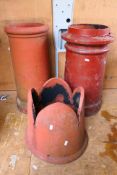Terracotta chimney pots and similar. [3]