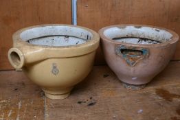An antique Twyfords water closet basin a